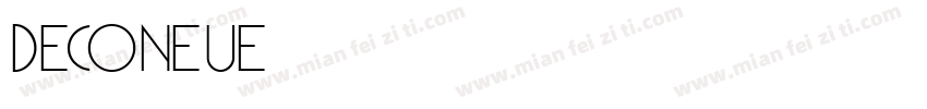 DecoNeue 亮体字体转换